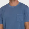 Essential Wave Washed Premium Short Sleeve Pocket Tee