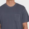 Essential Wave Washed Premium Short Sleeve Pocket Tee