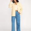 Fadeaway Long Sleeve Cord Shacket