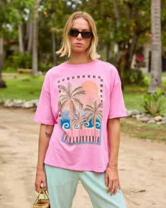 Feel the Heat Short Sleeve Knit T-Shirt