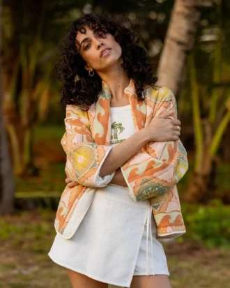 Folk Story 2 Quilted Jacket
