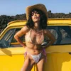 Folk Story Reversible Remi Triangle Bikini Top