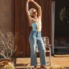 Free Fall High-Waist Denim Pants