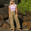 Free Fall High-Waist Twill Pants