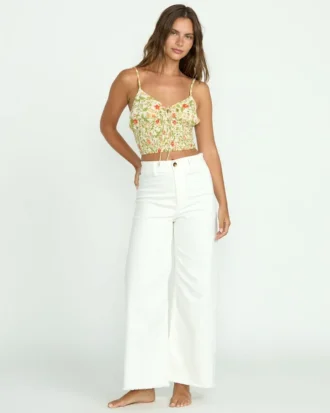 Free Fall High-Waist Twill Pants