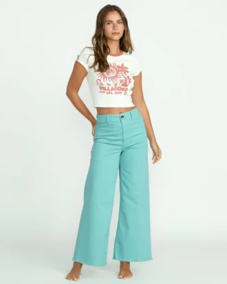 Free Fall High-Waist Twill Pants