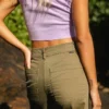 Free Fall High-Waist Twill Pants