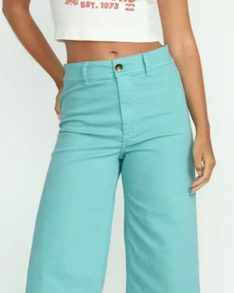 Free Fall High-Waist Twill Pants