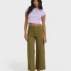 Free Fall High-Waist Twill Pants