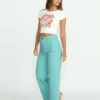 Free Fall High-Waist Twill Pants