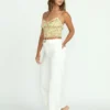 Free Fall High-Waist Twill Pants
