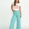 Free Fall High-Waist Twill Pants