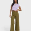 Free Fall High-Waist Twill Pants