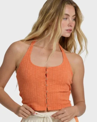 Friday Night Knit Halter Top