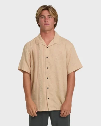 Garage Nashua Jacquard Short Sleeve Woven Shirt