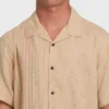 Garage Nashua Jacquard Short Sleeve Woven Shirt