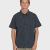 Garage Sandon Jacquard Short Sleeve Woven Shirt