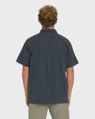 Garage Sandon Jacquard Short Sleeve Woven Shirt