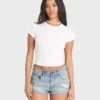 Get Low Denim Shorts