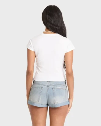 Get Low Denim Shorts