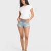 Get Low Denim Shorts