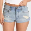 Get Low Denim Shorts