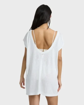 Hallow Wave Mini Short Sleeve Dress