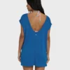 Hallow Wave Mini Short Sleeve Dress