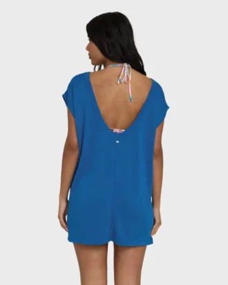 Hallow Wave Mini Short Sleeve Dress