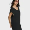 Hallow Wave Mini Short Sleeve Dress