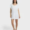 Hallow Wave Mini Short Sleeve Dress