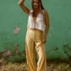 Hazy Daze Elastic Waist Pants