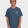 Heritage Arch Wave Washed Premium Short Sleeve Knit T-Shirt