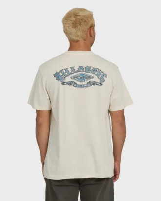 Heritage Arch Wave Washed Premium Short Sleeve Knit T-Shirt