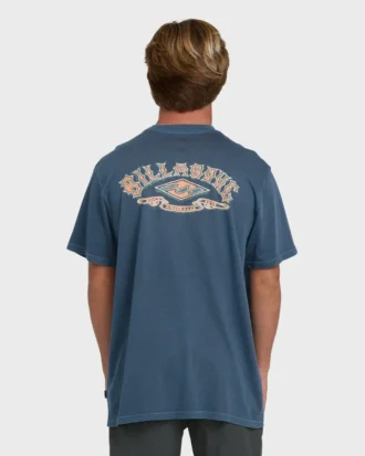 Heritage Arch Wave Washed Premium Short Sleeve Knit T-Shirt