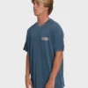 Heritage Arch Wave Washed Premium Short Sleeve Knit T-Shirt