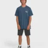 Heritage Arch Wave Washed Premium Short Sleeve Knit T-Shirt