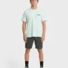 Heritage Arch Wave Washed Premium Short Sleeve Knit T-Shirt
