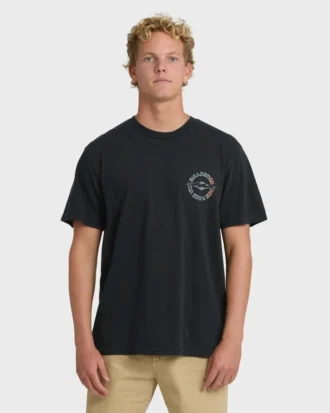 Hollow Diamond Wave Washed Premium Short Sleeve T-Shirt
