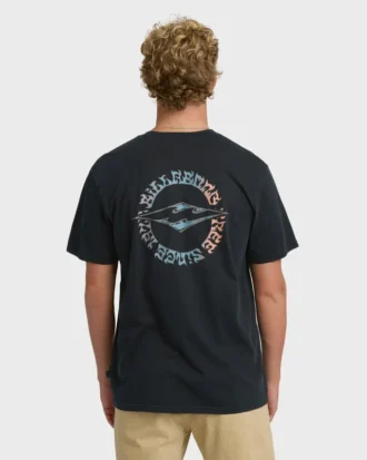 Hollow Diamond Wave Washed Premium Short Sleeve T-Shirt