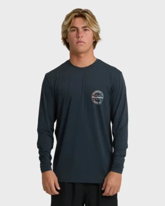 Hollow Loose Fit Long Sleeve Surf Tee