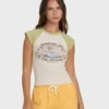 Horizon Raglan Short Sleeve Knit T-Shirt
