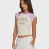 Horizon Raglan Short Sleeve Knit T-Shirt