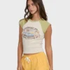 Horizon Raglan Short Sleeve Knit T-Shirt
