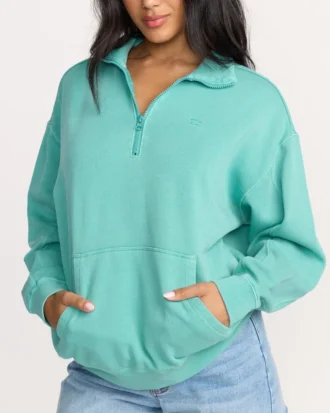 Hula Half Zip Sweatshirt