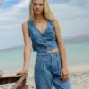 Indigo Skies Top