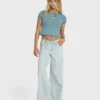 Jade Saltwashed Elastic Waist Pants