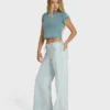 Jade Saltwashed Elastic Waist Pants