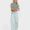 Jade Saltwashed Elastic Waist Pants