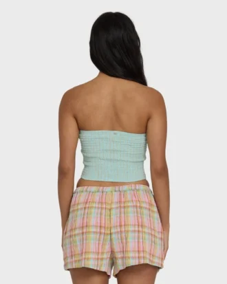 Keep It Simple 2 Tube Sleeveless Woven Shirt